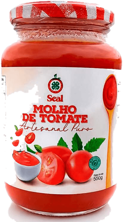 Molho de Tomate Artesanal, Molho artesanal Seal Hortifruti